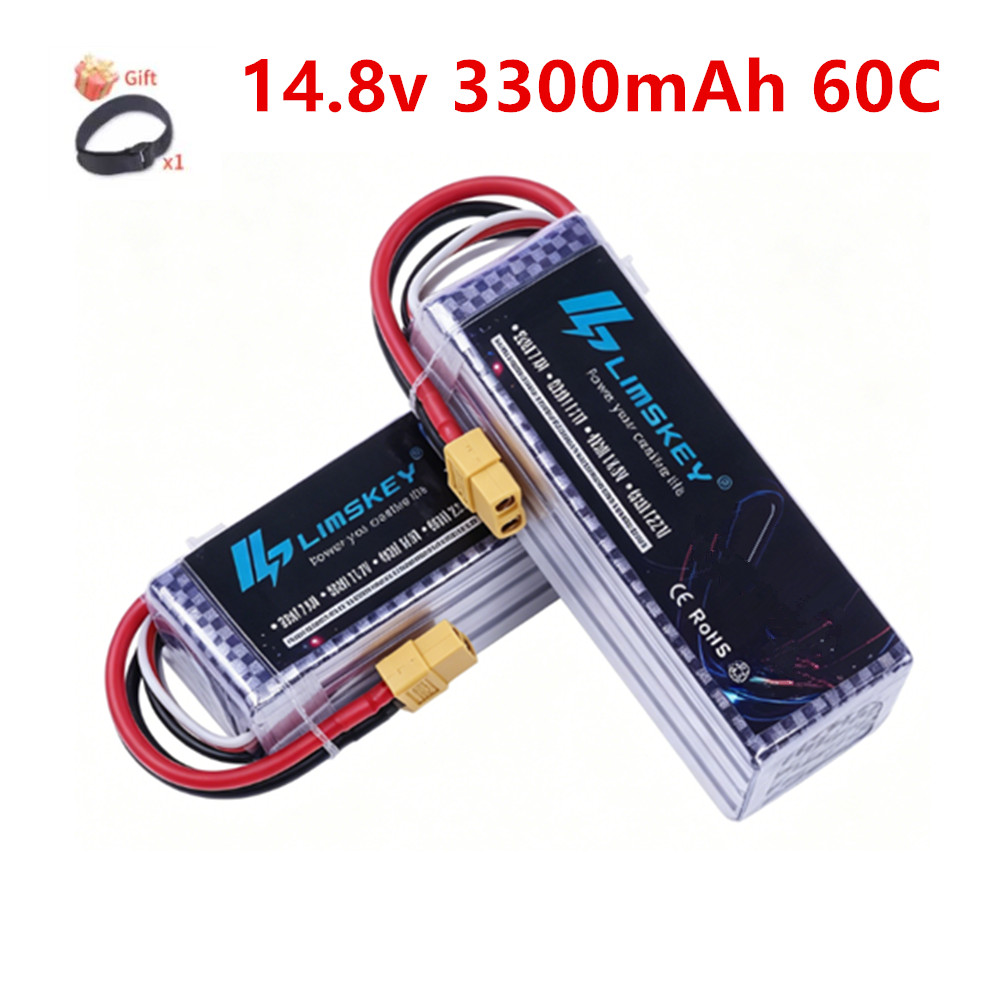 Drone Battery Lipo - 4S LiPo Batterij 14.8V 3300mAh 60C/80C