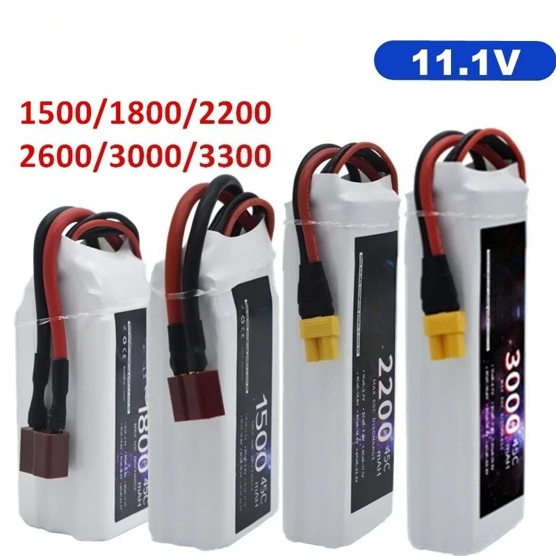 Drone Battery Connector - LiPo Batterij 3S 1500mAh 1800mAh 2200mAh
