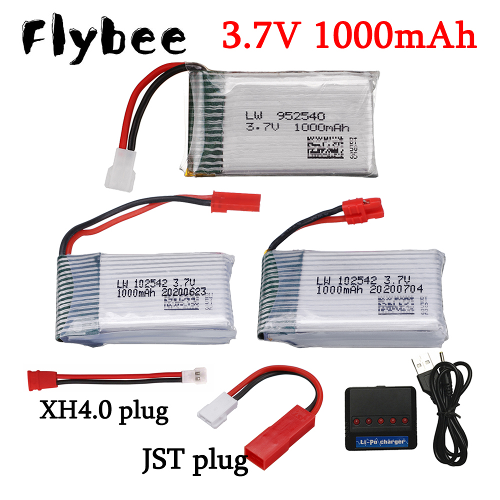 Drone Battery Lipo - 3.7V 1000Mah Lipo Drone Batterij Voor