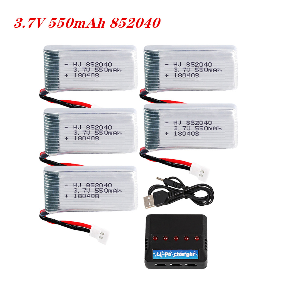 Drone Battery Lipo - 3,7 V 550 mAh 25C Lipobatterij
