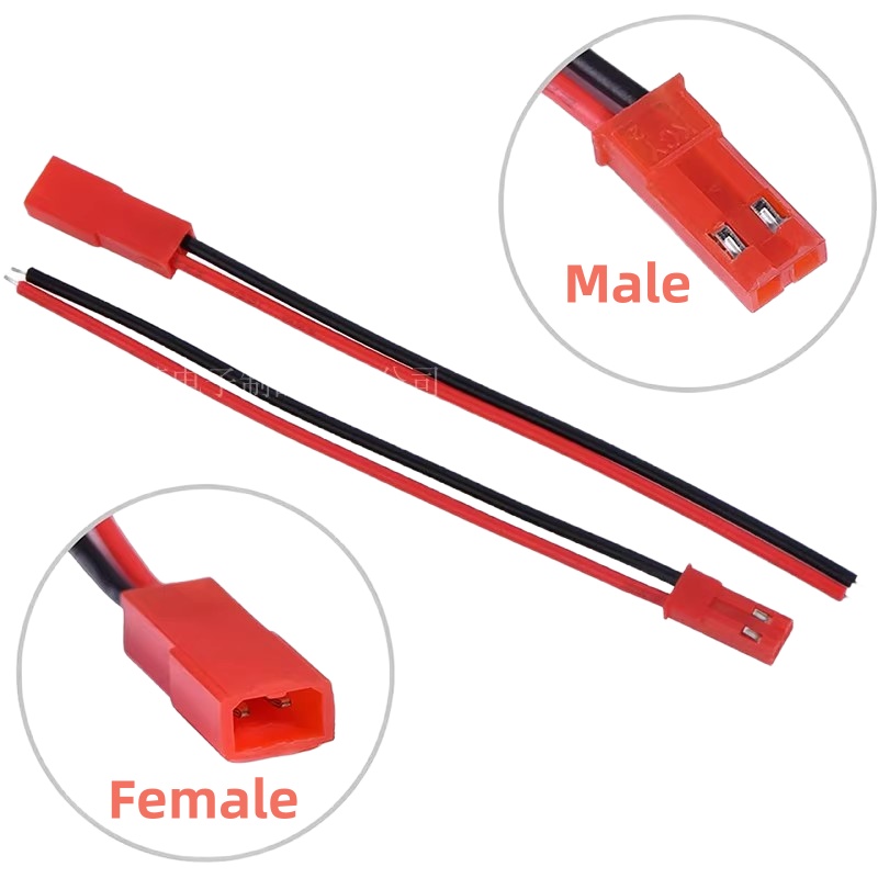 Drone Battery Connector - 20 stks 10 Pairs JST 2