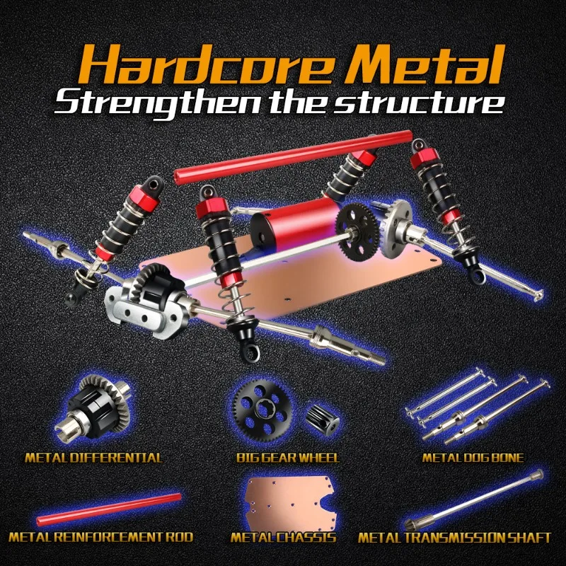 100 km/u hoge snelheid 4WD RC  - Drone Battery Alarm recensie en prijs