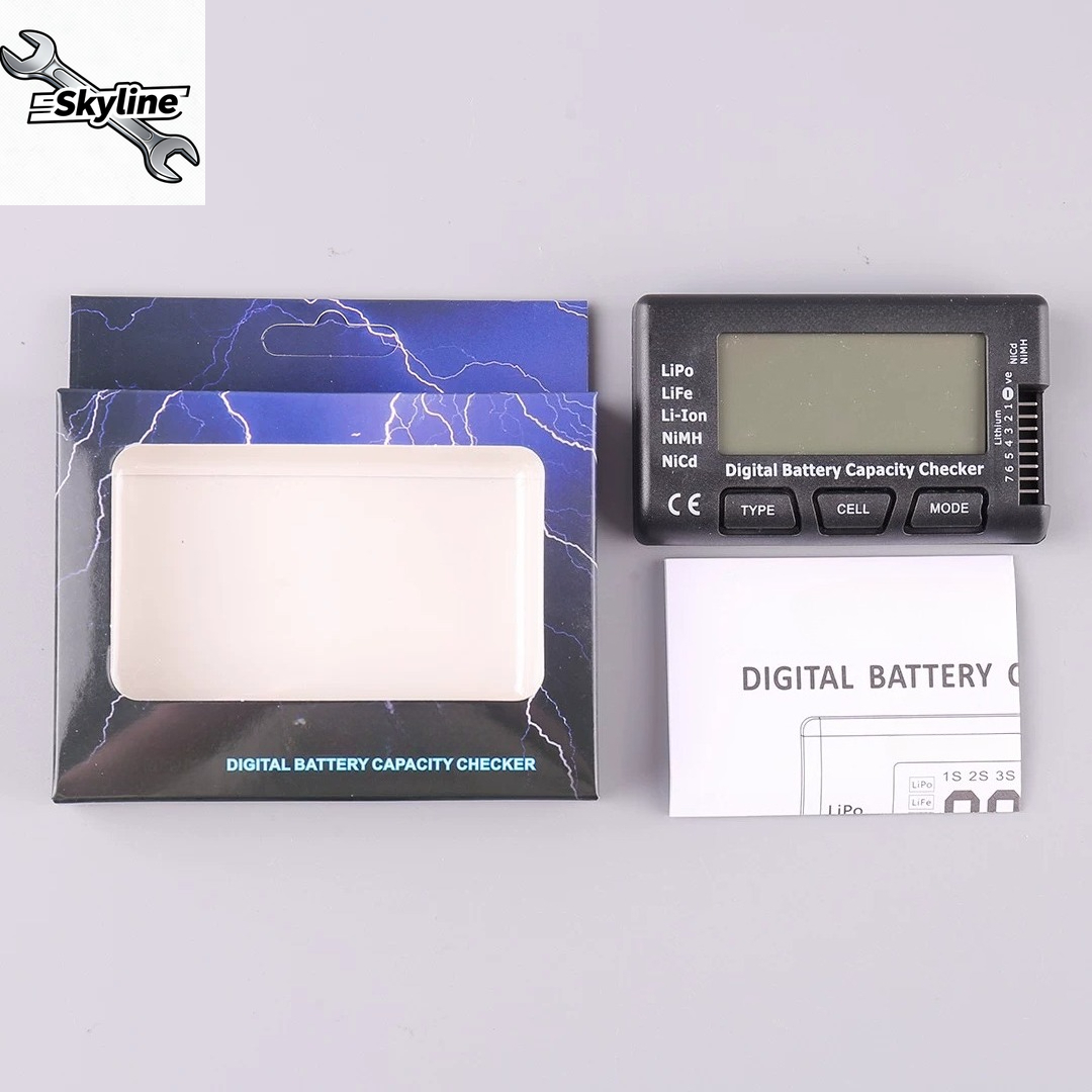 1-8S LiPo batterijspanningstes - Drone Battery Voltage Checker recensie en prijs