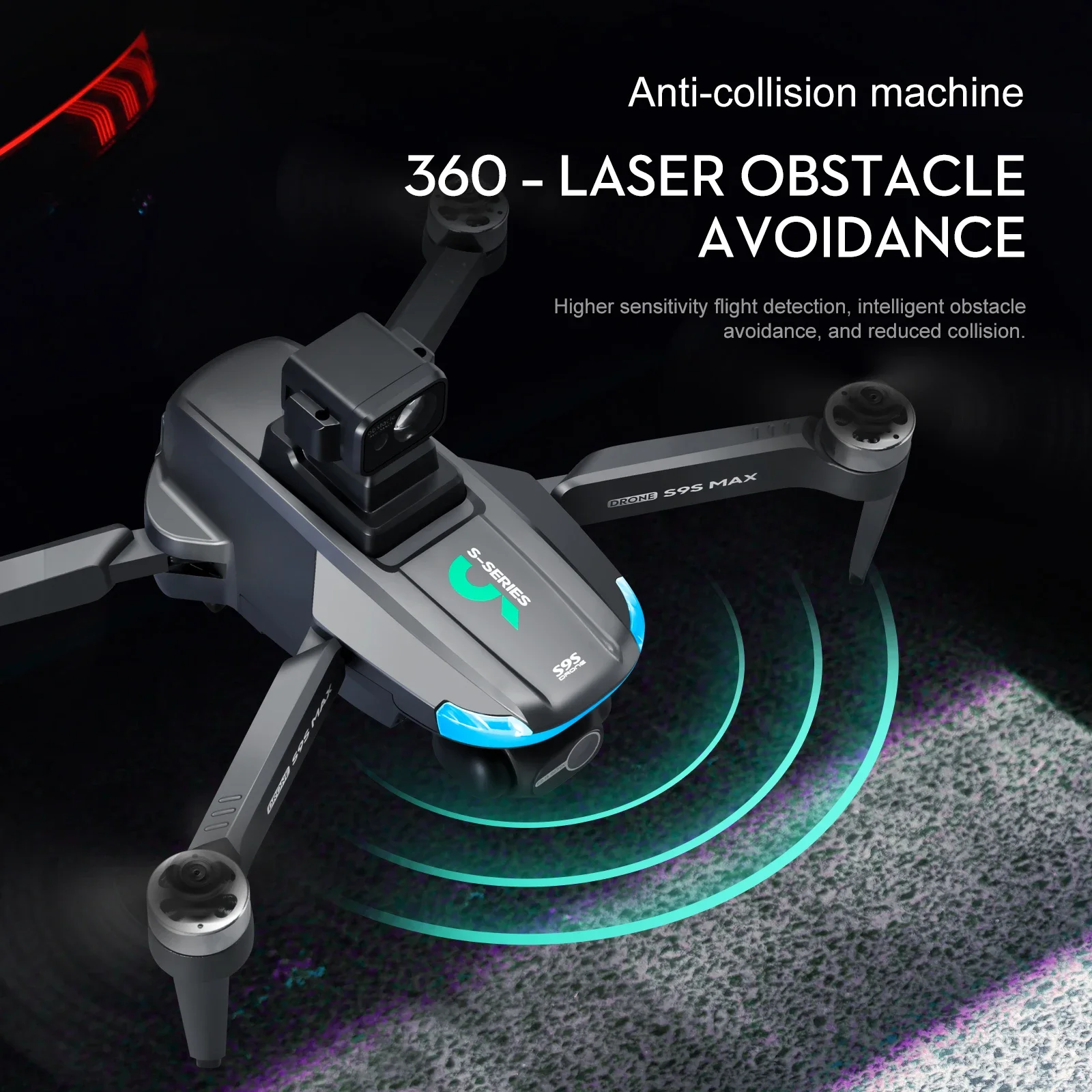 NIEUWE S9S MAX MINI Drone 4K 2 - Drone Battery Case recensie en prijs