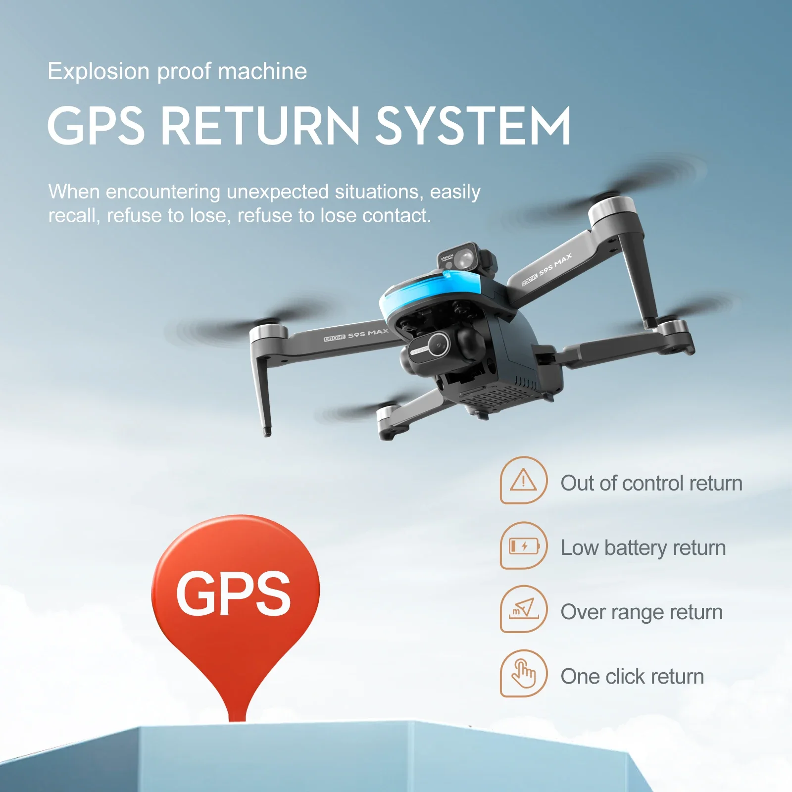 NIEUWE S9S MAX MINI Drone 4K 2 - Drone Battery Case recensie en prijs