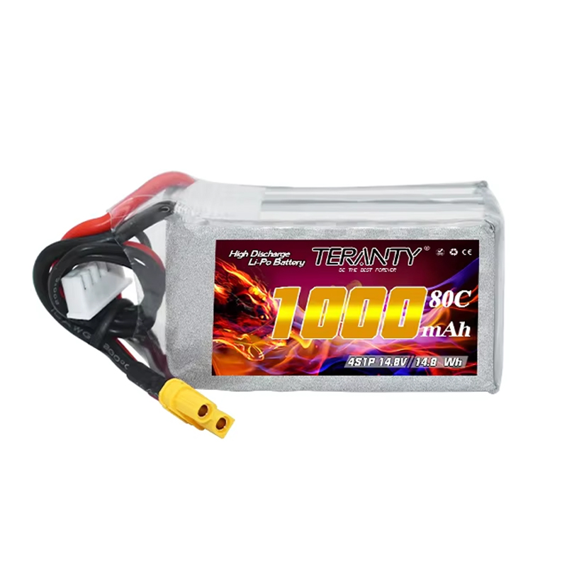 TERANTY 4S 1000mAh 14.8V 80C/1 - Drone Battery Connector recensie en prijs