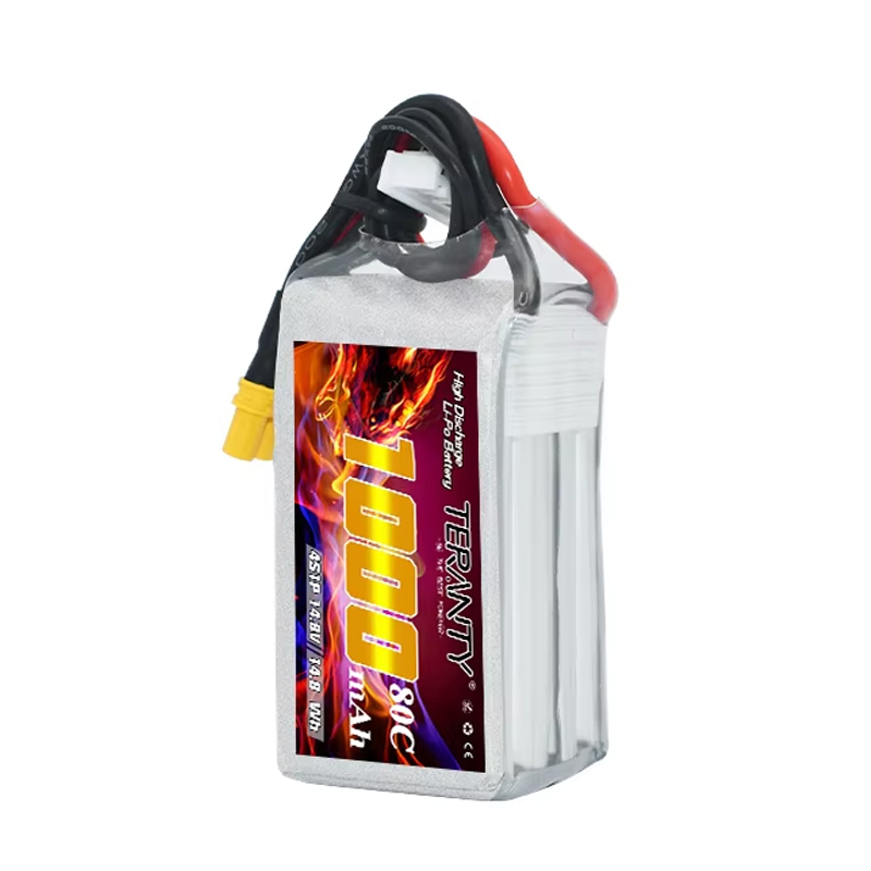 TERANTY 4S 1000mAh 14.8V 80C/1 - Drone Battery Connector recensie en prijs