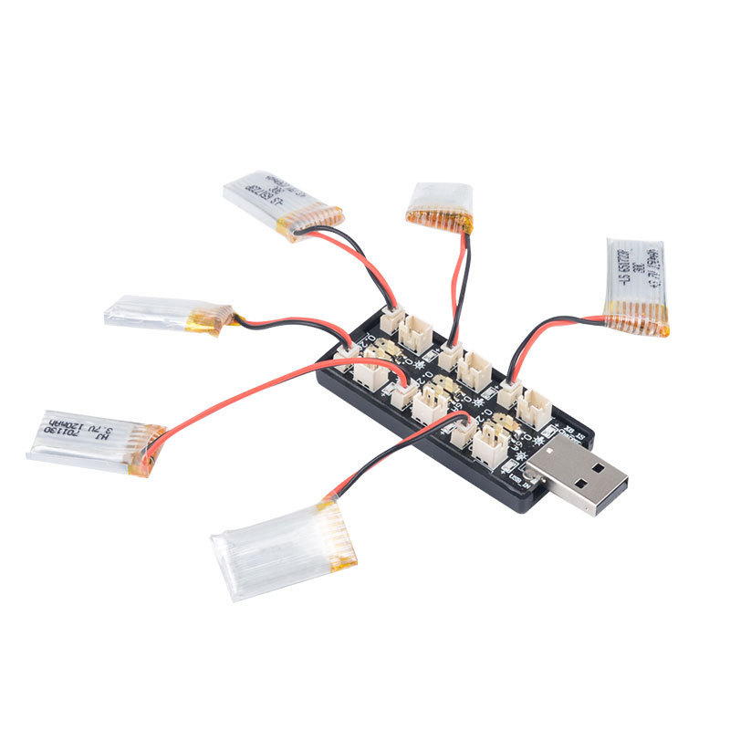 6CH USB 1S LiPo/LiHv 3.7 V/4.2 - Drone Battery Connector recensie en prijs