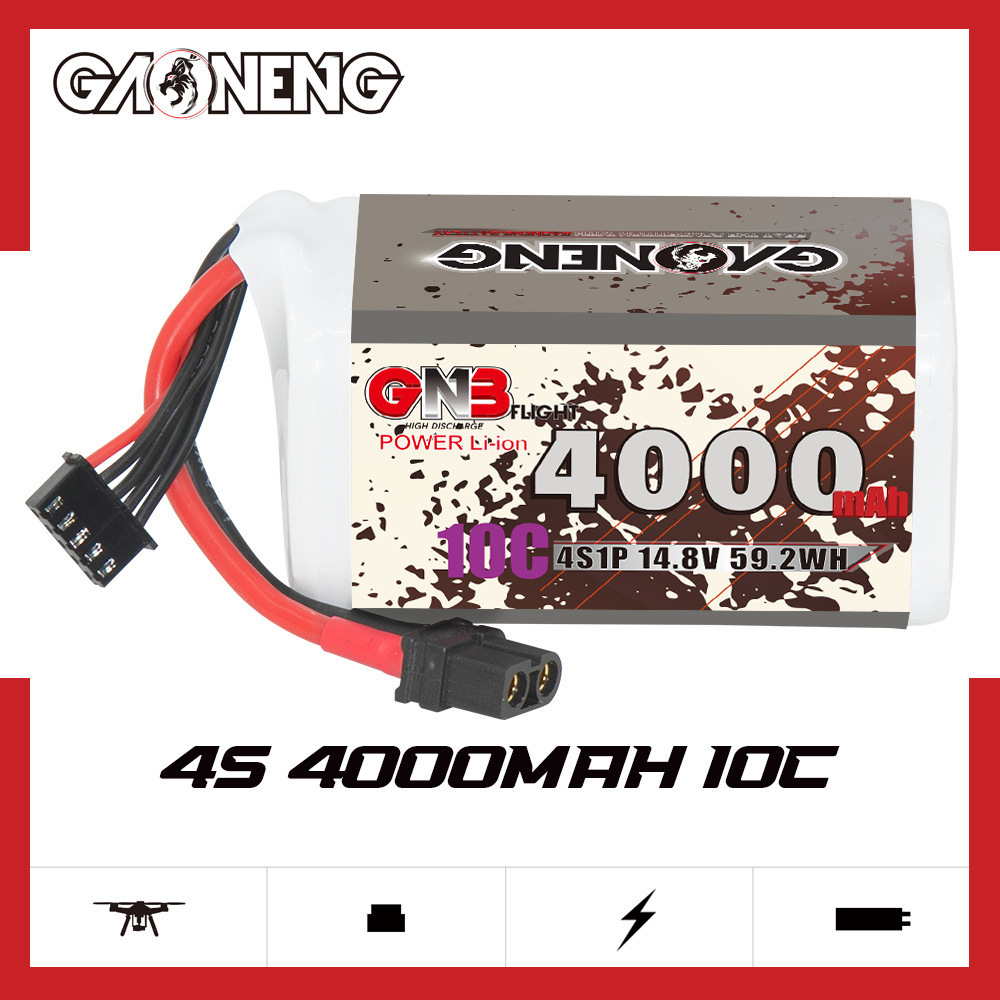 GNB 4000mAh 4S 14.8V 10C 20C M - Drone Battery Lipo recensie en prijs