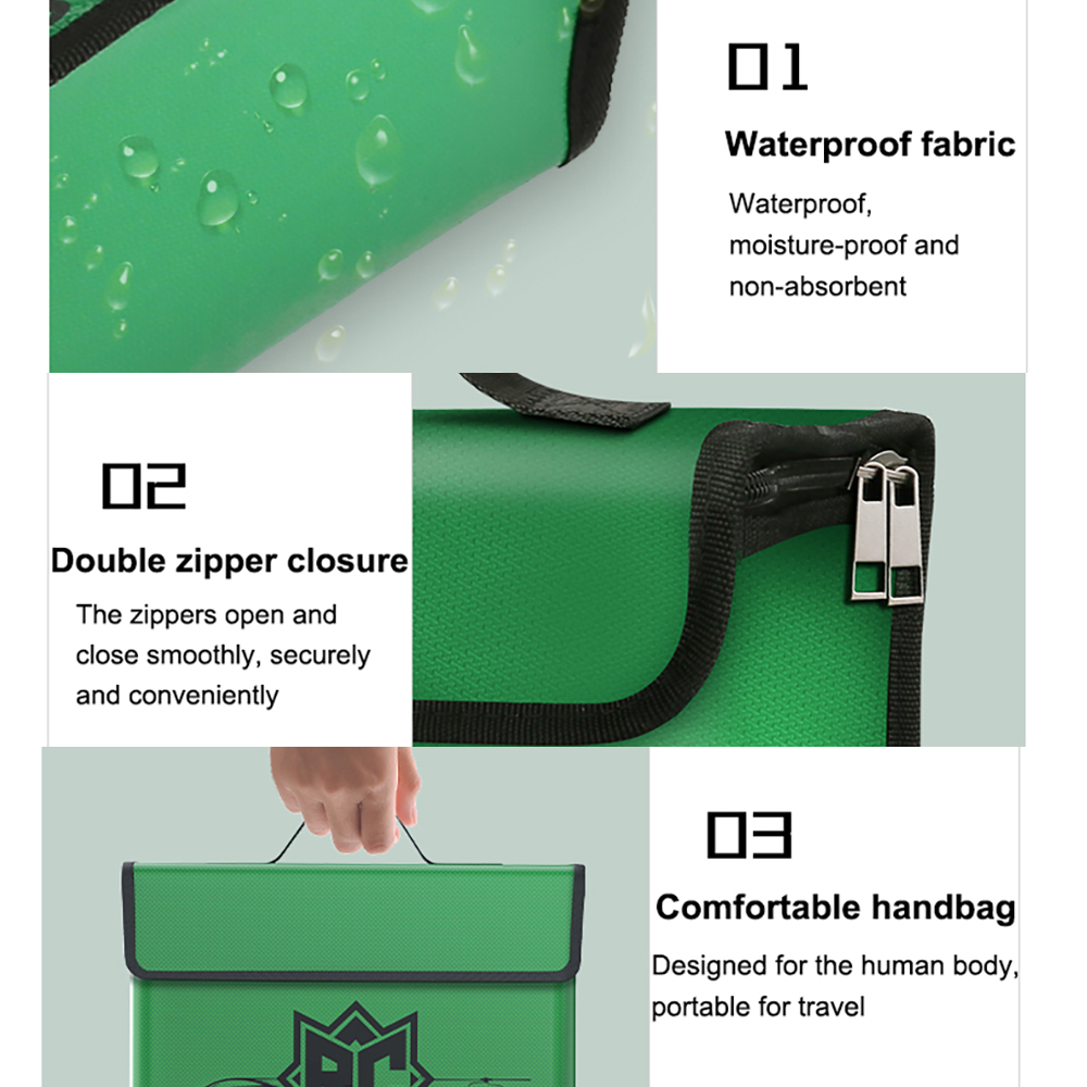 Ovonic LiPo batterijveilige ta - Drone Battery Bag recensie en prijs