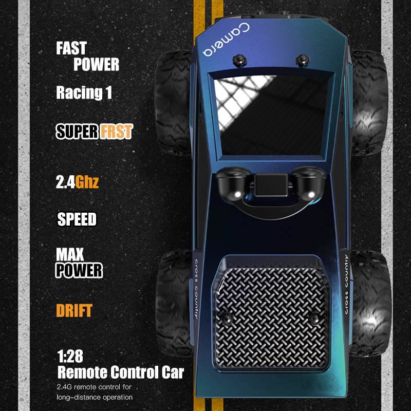 1:28 4WD Off-Road RC-auto met  - Drone Battery Alarm recensie en prijs