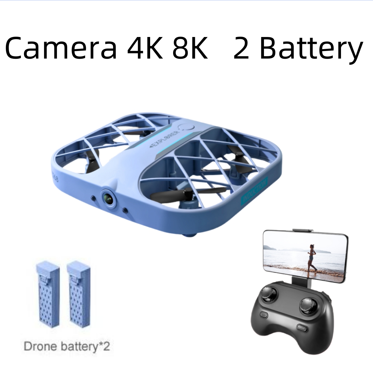 JJRC H107 FPV RC Drone met 2 B - Drone Battery Case recensie en prijs