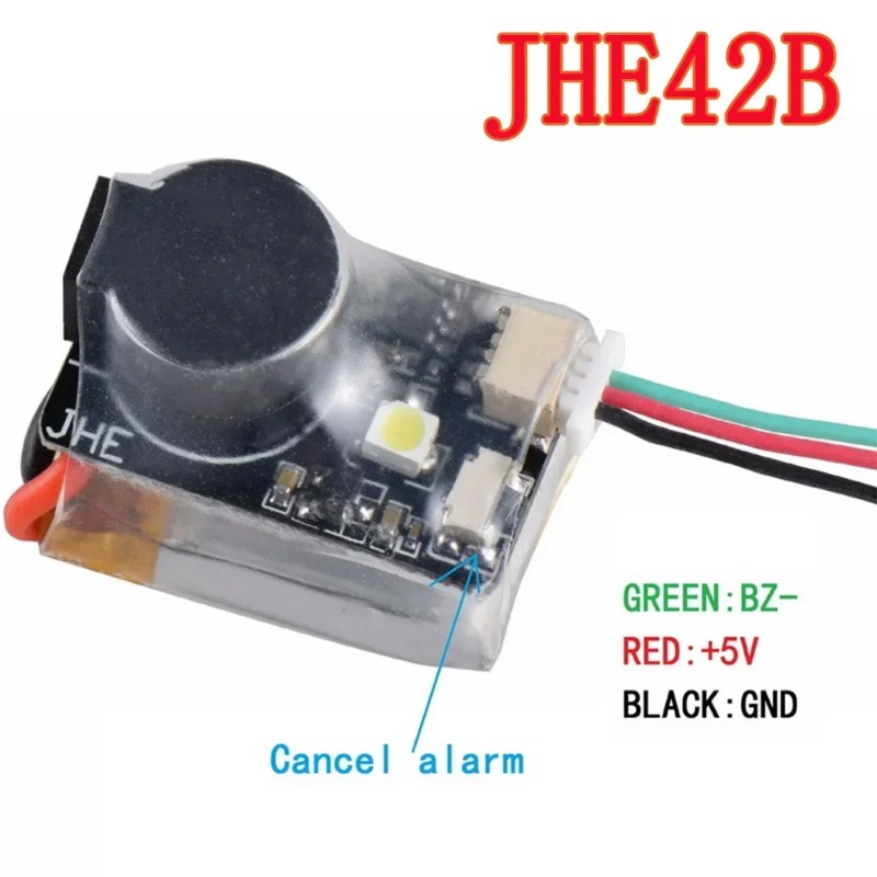 JHEMCU JHE42B/ JHE42B_S Finder - Drone Battery Alarm recensie en prijs
