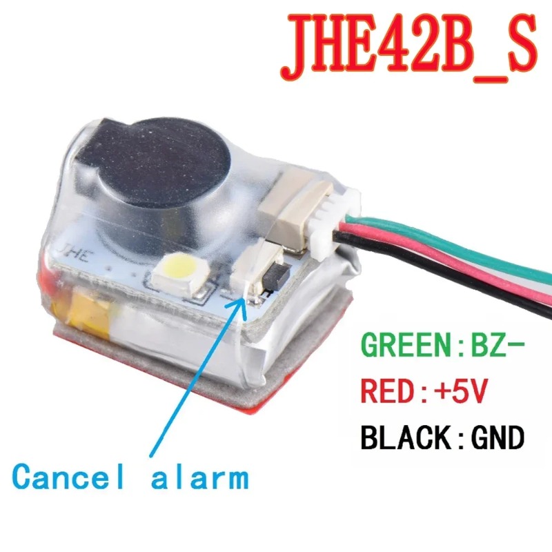 JHEMCU JHE42B/ JHE42B_S Finder - Drone Battery Alarm recensie en prijs